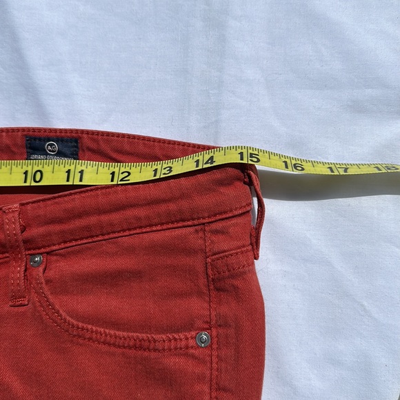 Adriano Goldschmied the stevie ankle slim straight leg Rust Size 27R - Picture 9 of 10